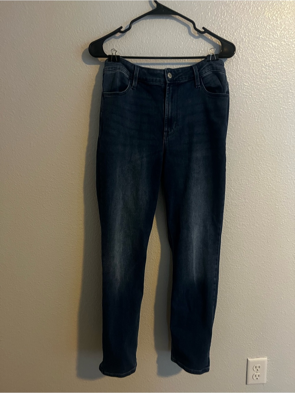 High Rise Straight Jeans